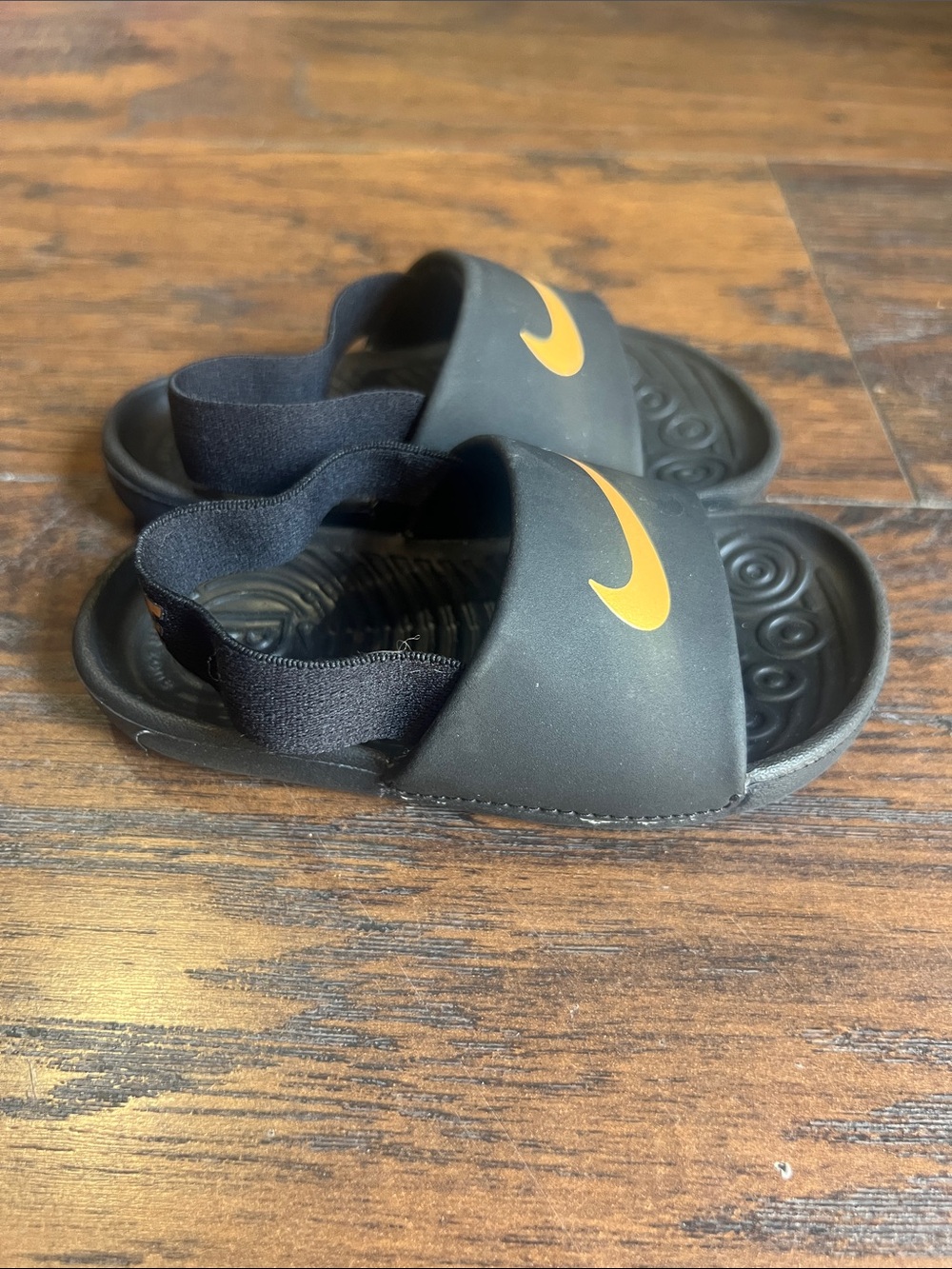Nike toddler boy Kawa sling back slides sandals size 7C